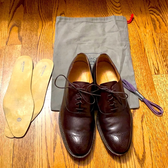 Jack Erwin Jasper Burgundy Oxford shoes, size 9.5 main image 4
